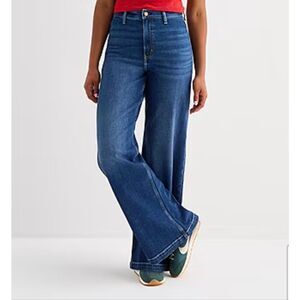 Arizona Highest Rise Wide Leg Jeans Women’s Size 0